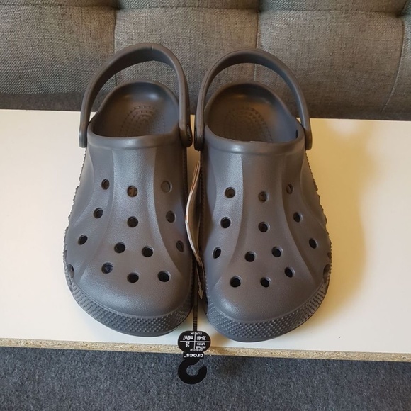 BNWT Crocs Baya Granite Grey - Men's 7 / Women's 9 - Picture 4 of 7